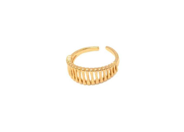 The Infinity Ring Collection Elegance and Chic Non Tarnish Gold Colour