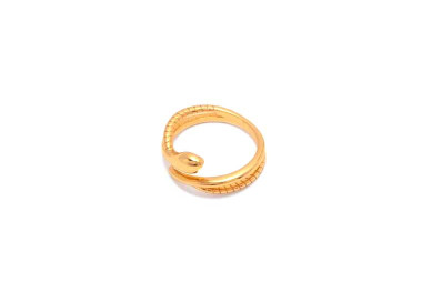 The Infinity Ring Collection Elegance and Chic Non Tarnish Gold Colour