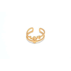 The Infinity Ring Collection Elegance and Chic Non Tarnish Gold Colour