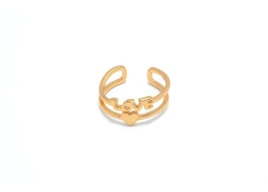 The Infinity Ring Collection Elegance and Chic Non Tarnish Gold Colour
