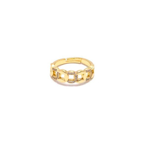 The Infinity Ring Collection Elegance and Chic Non Tarnish Gold Colour