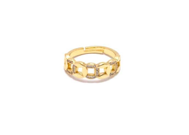 The Infinity Ring Collection Elegance and Chic Non Tarnish Gold Colour