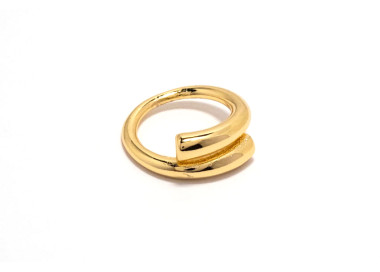 The Infinity Ring Collection Elegance and Chic Non Tarnish Gold Colour