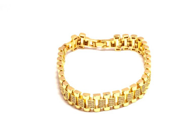 Chic Collection Bracelet Non Tarnish Gold Colour