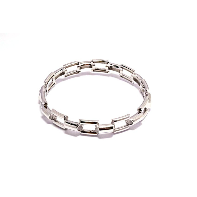 Chic Collection Bracelet Non Tarnish Silver Colour Chic Collection Bracelet Non Tarnish Silver Colour