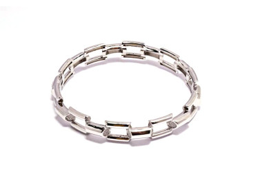 Chic Collection Bracelet Non Tarnish Silver Colour