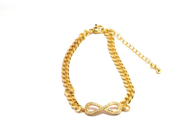 Chic Collection Bracelet Non Tarnish Gold Colour