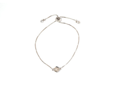 Chic Collection Bracelet Non Tarnish Silver Colour